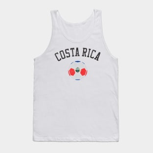 Costa Rica Soccer Team Heritage Flag Tank Top